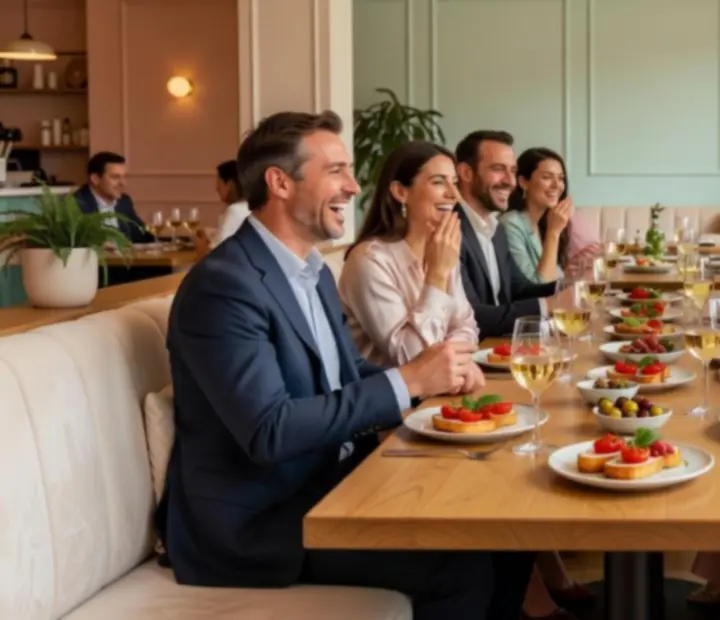 Integracja firmowa w restauracji Polnovarix